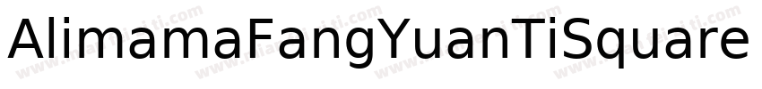 AlimamaFangYuanTiSquare Bold字体转换
